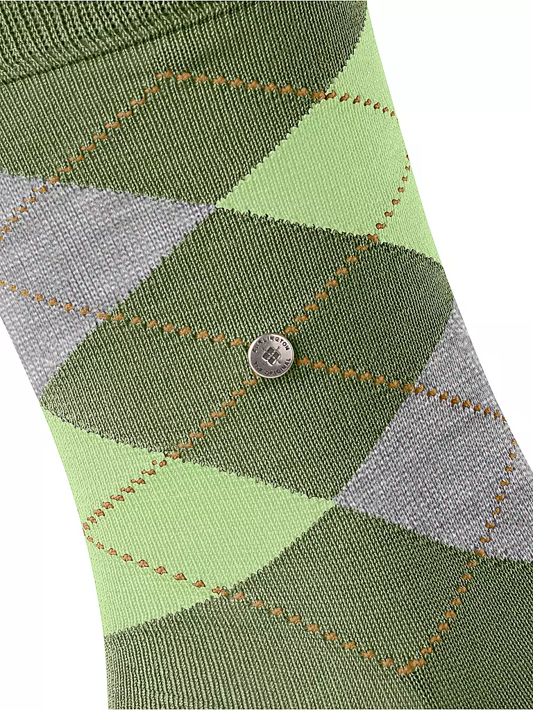 BURLINGTON | Calzini da uomo 40-46 MANCHESTER shamrock | Oliva