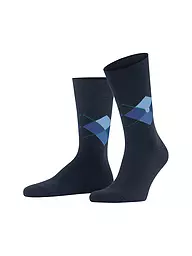 BURLINGTON | Calzini da uomo 40-46 MULTI KING neri | Blu scuro