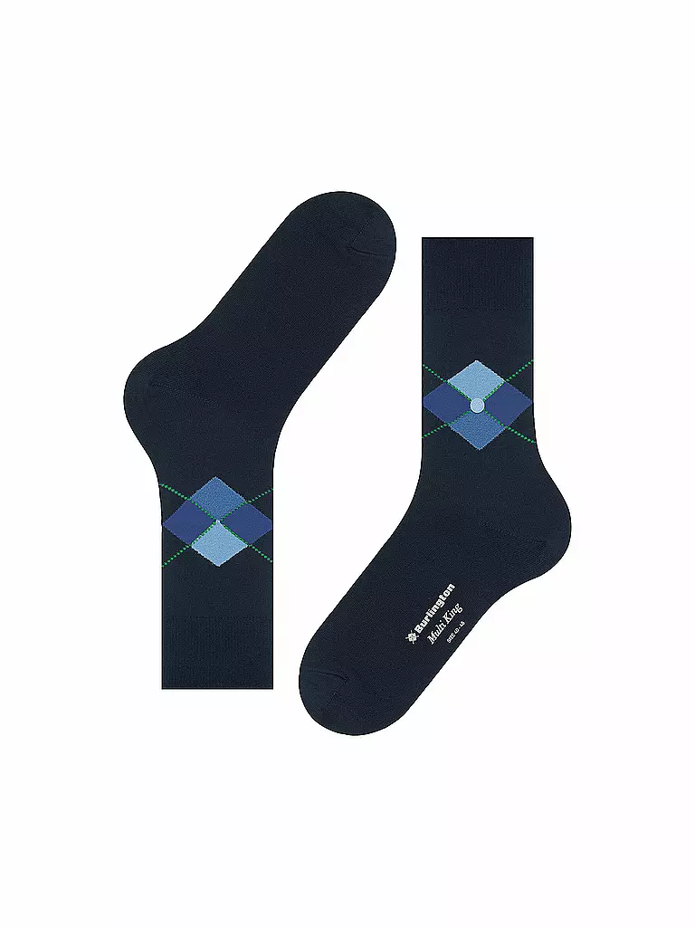 BURLINGTON | Calzini da uomo 40-46 MULTI KING blu navy |