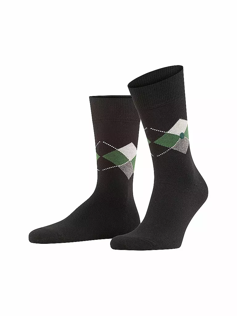 BURLINGTON | Calzini da uomo 40-46 MULTI KING neri | Nero