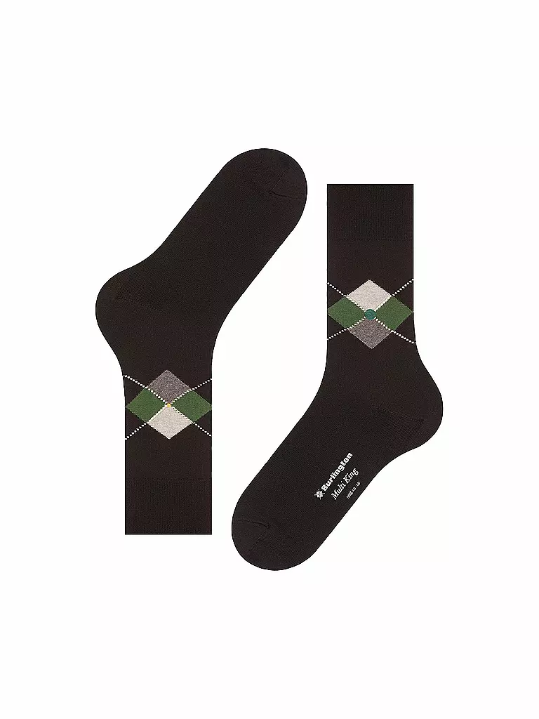 BURLINGTON | Calzini da uomo 40-46 MULTI KING neri |