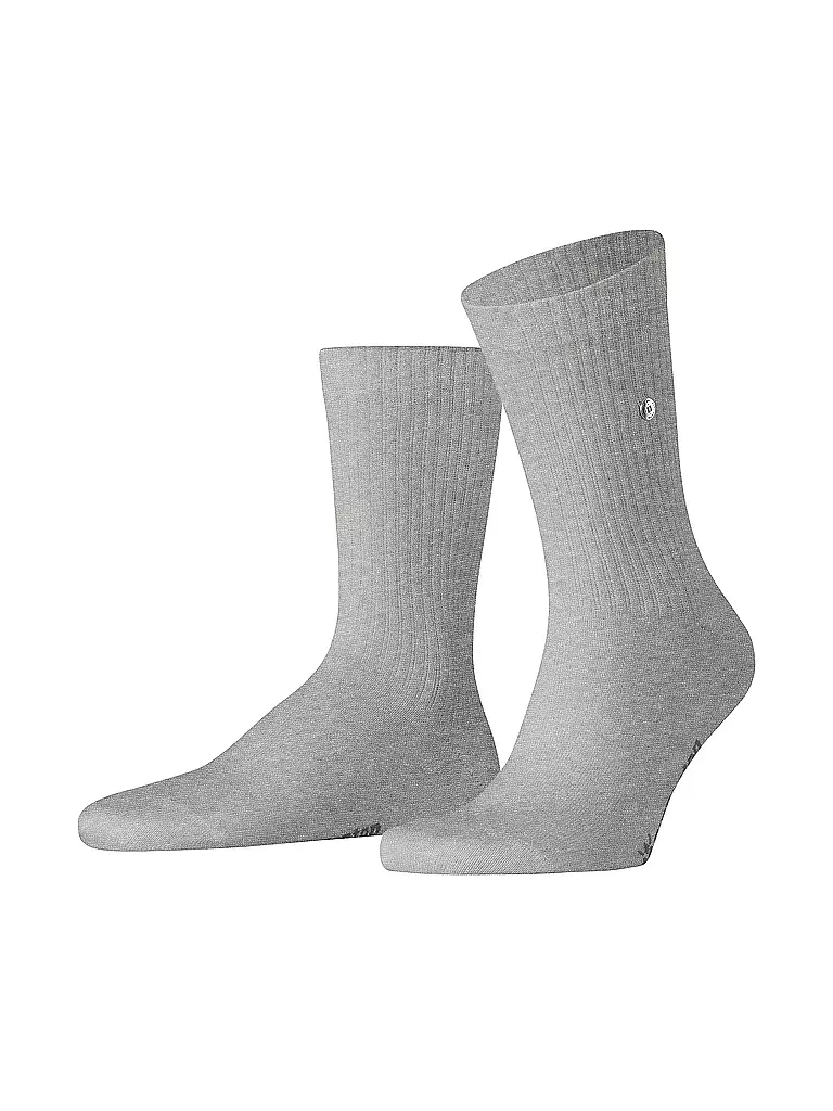 BURLINGTON | Calzini da uomo BOND STREET 40-46 grigio mélange | Grigio chiaro