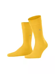 BURLINGTON | Calzini da uomo DUBLIN SO 40-46 blu notte | Giallo