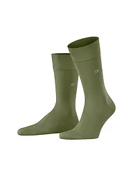 BURLINGTON | Calzini da uomo DUBLIN SO 40-46 blu notte | Verde chiaro