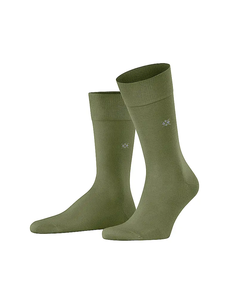 BURLINGTON | Calzini da uomo DUBLIN SO 40-46 salvia | Verde chiaro