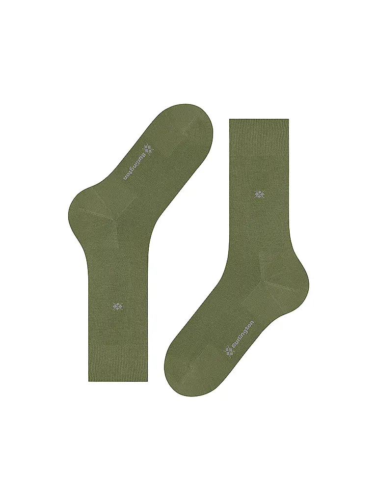 BURLINGTON | Calzini da uomo DUBLIN SO 40-46 salvia | Verde chiaro