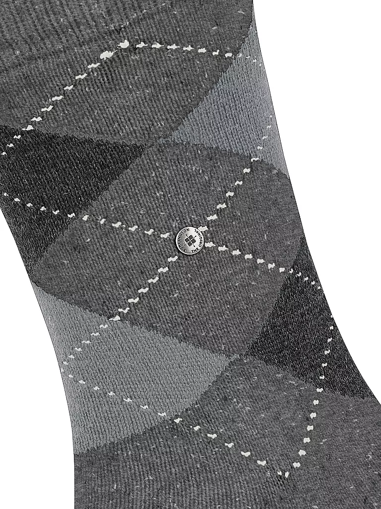 BURLINGTON | Calzini da uomo DUNDEE 40-46 carbon mel | Grigio