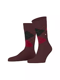 BURLINGTON | Calzini da uomo DUNDEE 40-46 merlot | Rosso scuro