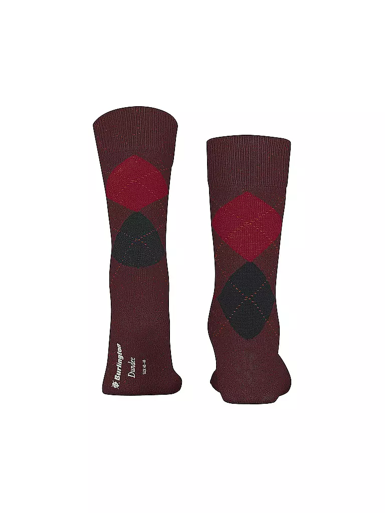 BURLINGTON | Calzini da uomo DUNDEE 40-46 merlot | 