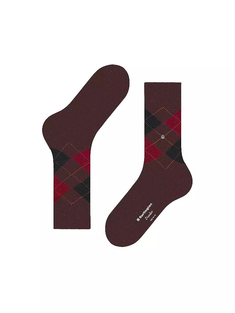 BURLINGTON | Calzini da uomo DUNDEE 40-46 merlot | 