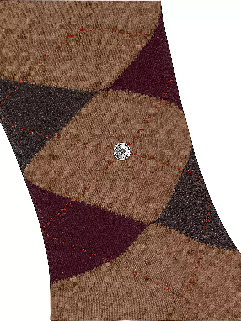 BURLINGTON | Calzini da uomo DUNDEE 40-46 peanut mel | Cammello