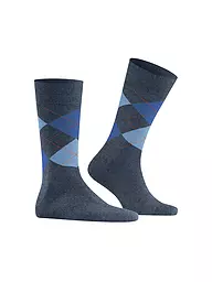 BURLINGTON | Herren Socken EDINBURGH blush | Blu