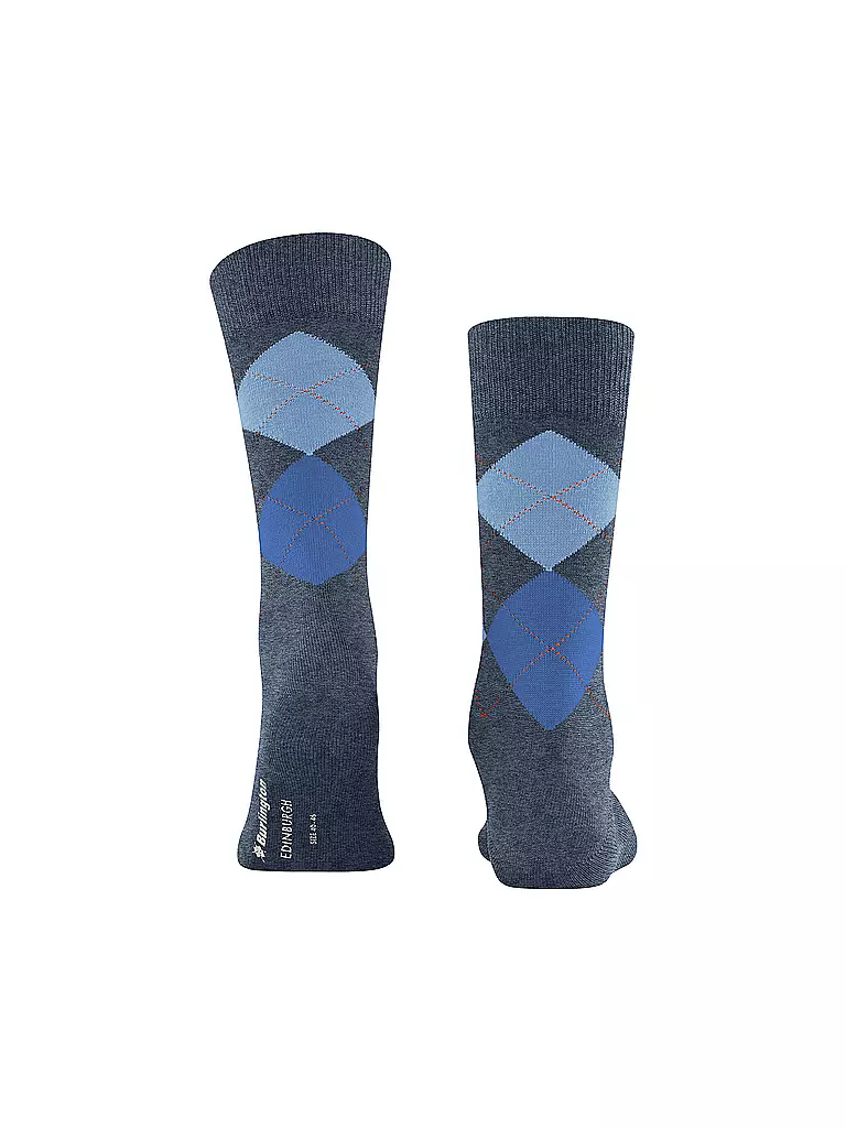 BURLINGTON | Calzini da uomo EDINBURGH 40-46 blu scuro mel | Blu