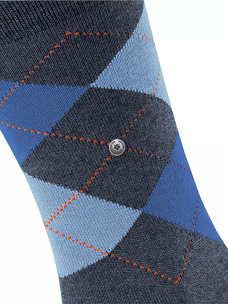 BURLINGTON | Calzini da uomo EDINBURGH 40-46 blu scuro mel | Blu