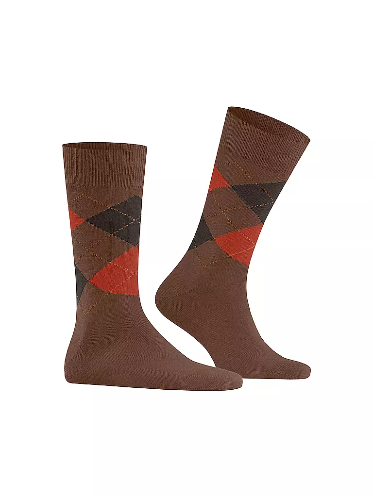 BURLINGTON | Calzini da uomo EDINBURGH 40-46 caramello | 