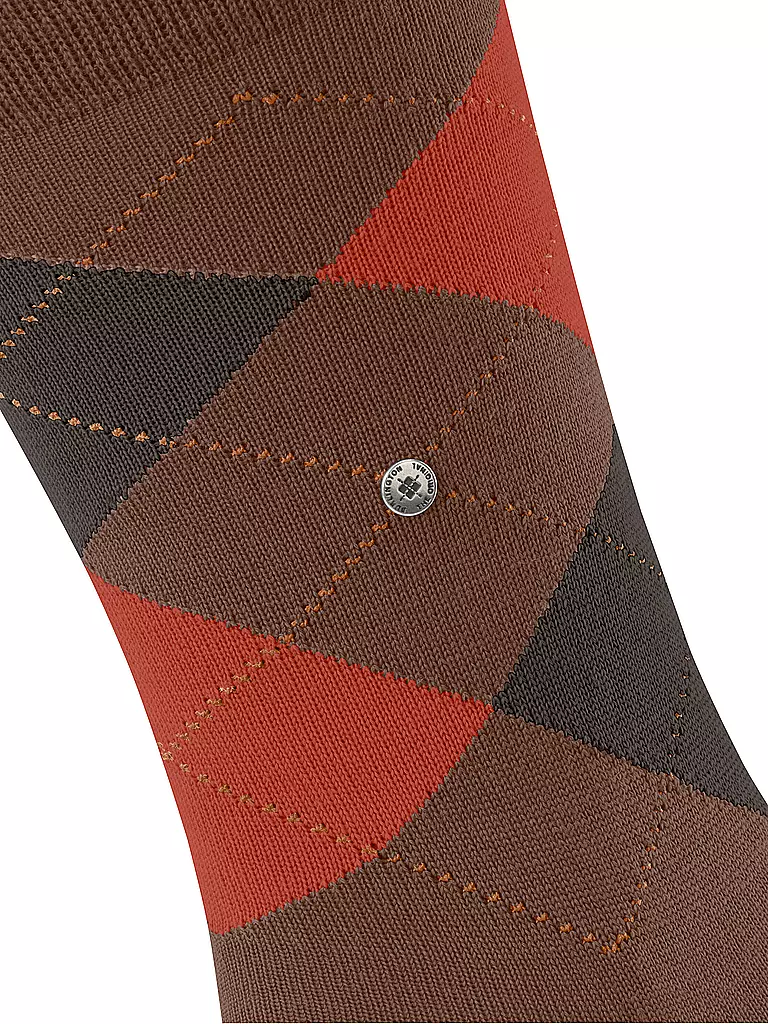 BURLINGTON | Calzini da uomo EDINBURGH 40-46 caramello | 