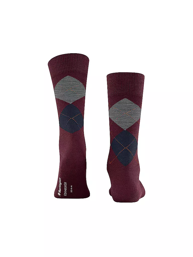 BURLINGTON | Calzini da uomo EDINBURGH 40-46 claret | 