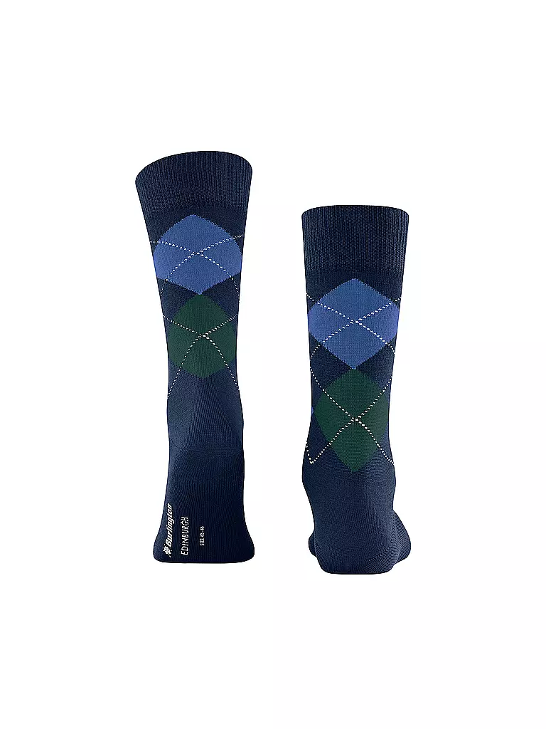 BURLINGTON | Calzini da uomo EDINBURGH 40-46 royal | Blu scuro