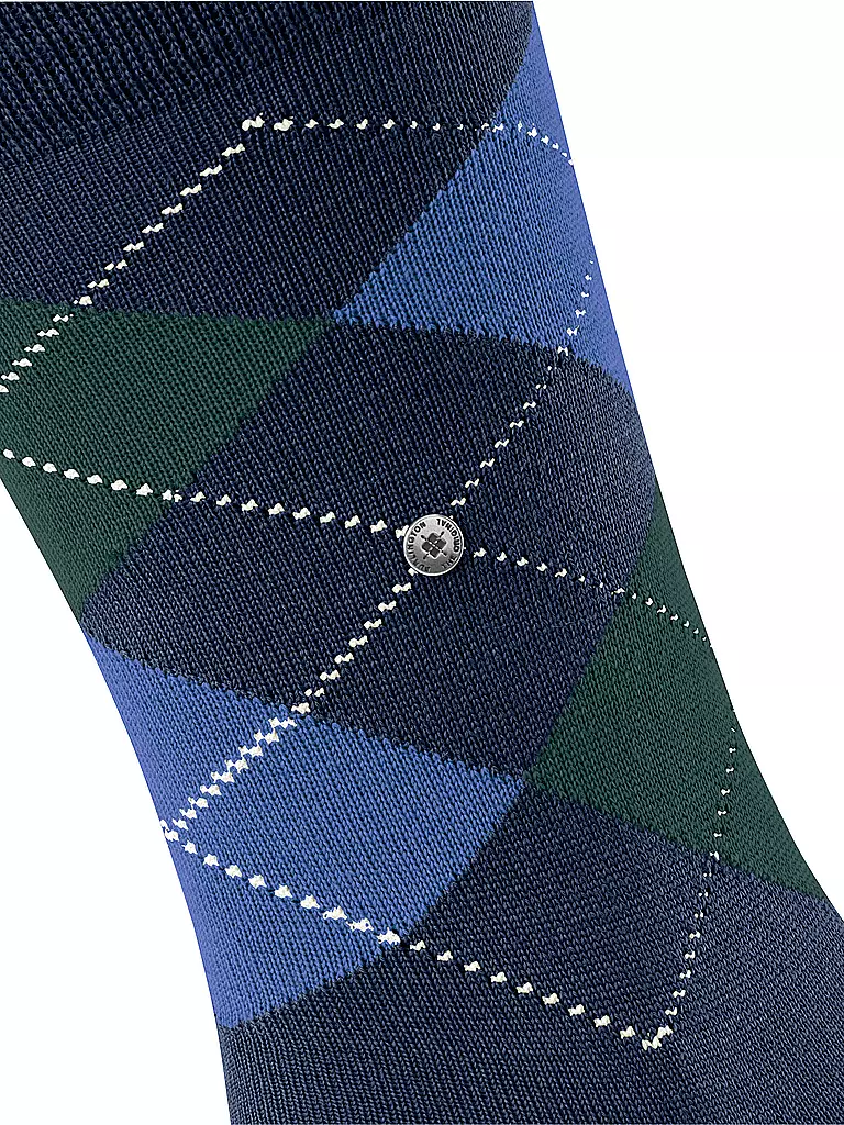 BURLINGTON | Calzini da uomo EDINBURGH 40-46 royal | Blu scuro