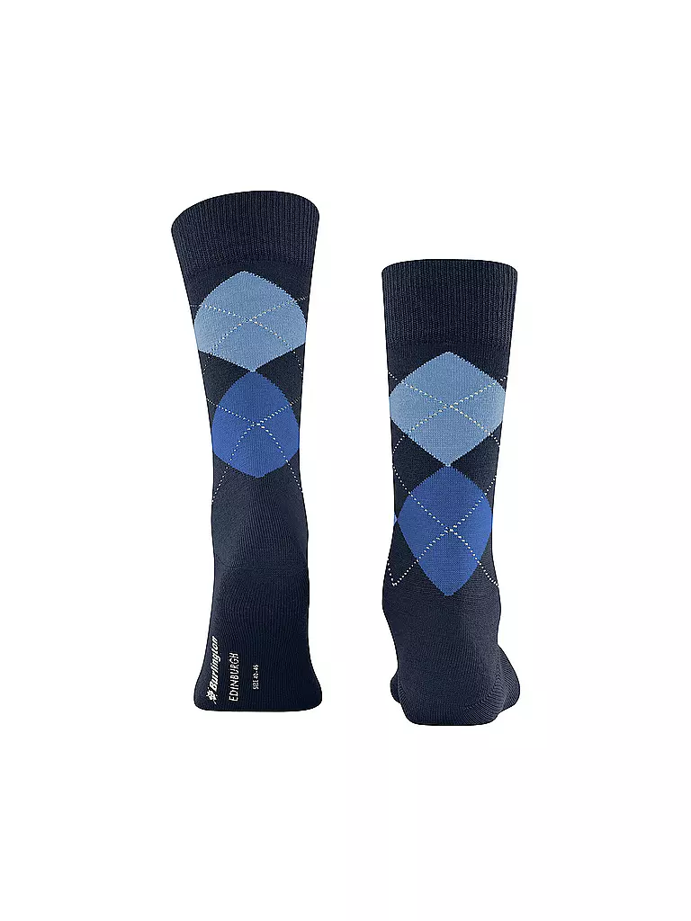 BURLINGTON | Calzini da uomo EDINBURGH blu navy | Blu scuro