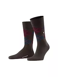 BURLINGTON | Herren Socken EDINBURGH blush | Marrone