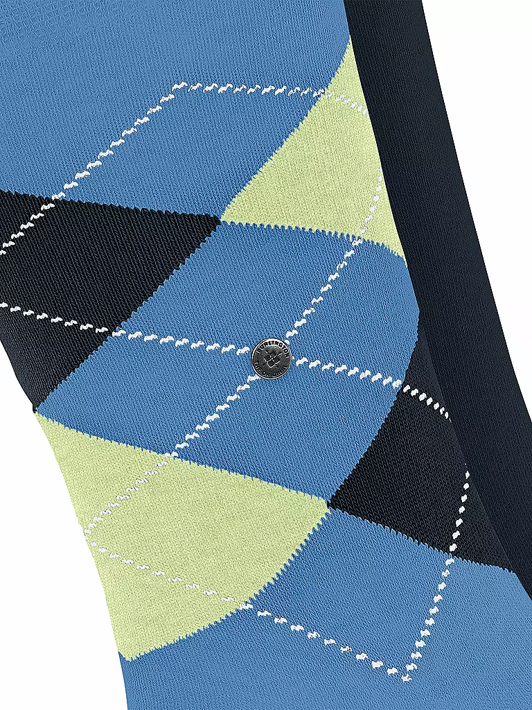 BURLINGTON | Calzini da uomo EVERYDAY, confezione da 2, 40-46 marina | Blu