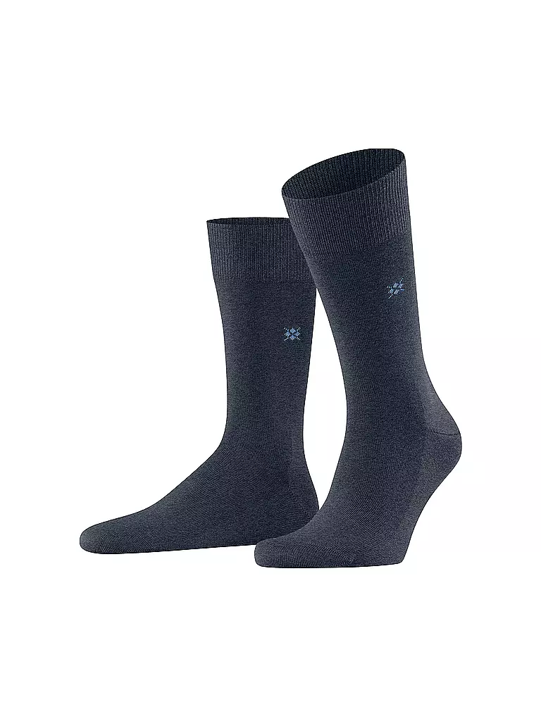 BURLINGTON | Calzini da uomo LEEDS 40-46 blu scuro melange | 