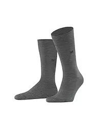 BURLINGTON | Herren Socken LEEDS 40-46 brown mel | Grigio