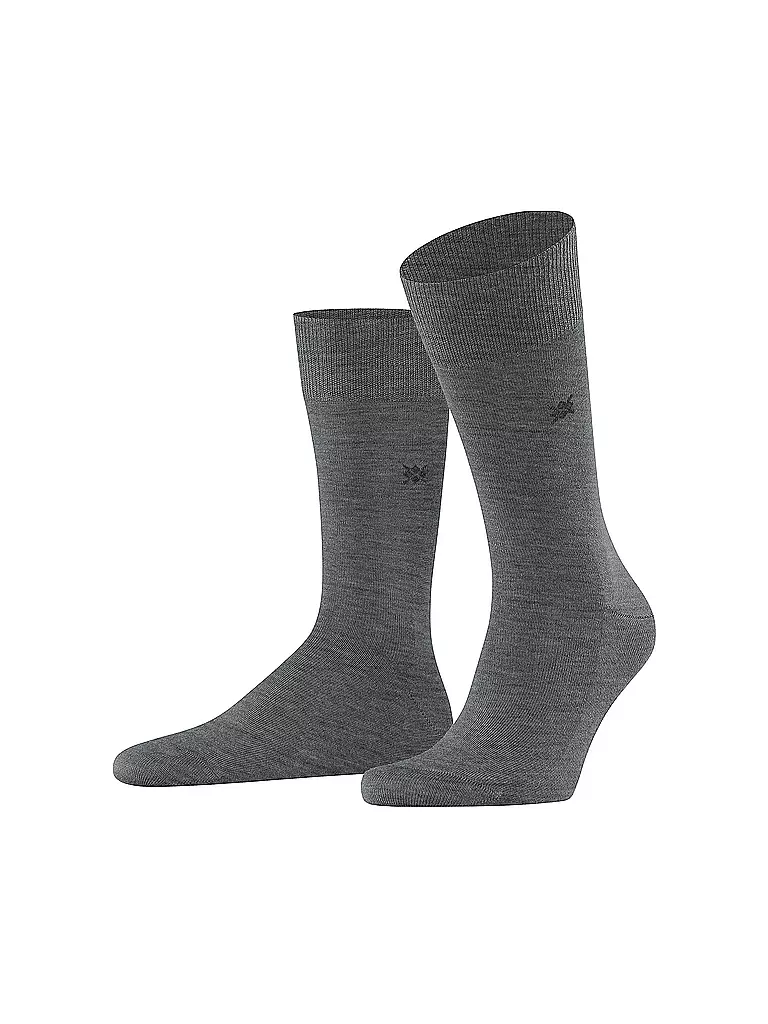 BURLINGTON | Calzini da uomo LEEDS 40-46 grigio scuro | Grigio