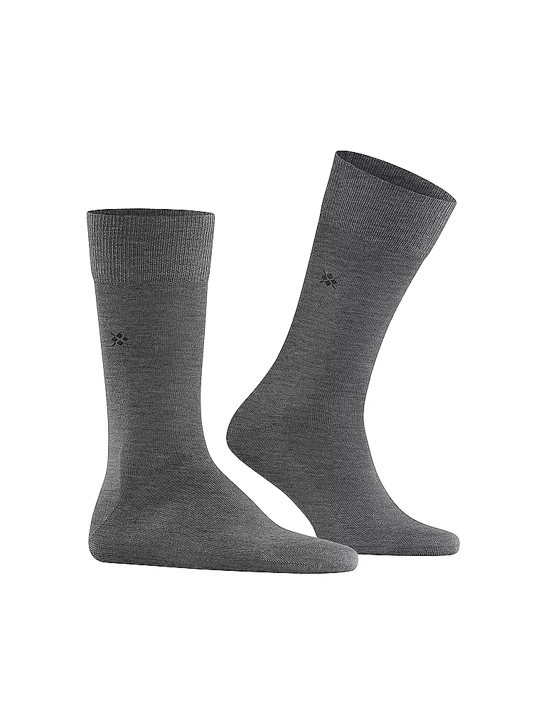 BURLINGTON | Calzini da uomo LEEDS 40-46 grigio scuro | Grigio