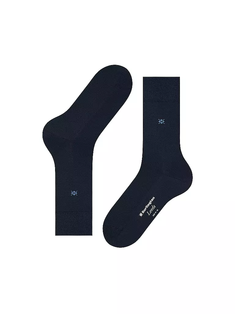 BURLINGTON | Calzini da uomo LEEDS blu navy | 