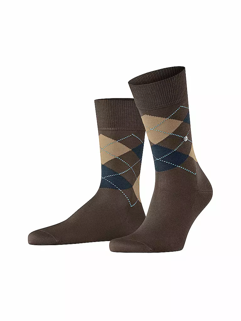 BURLINGTON | Calzini da uomo MANCHESTER 40-46 chocolate | Marrone