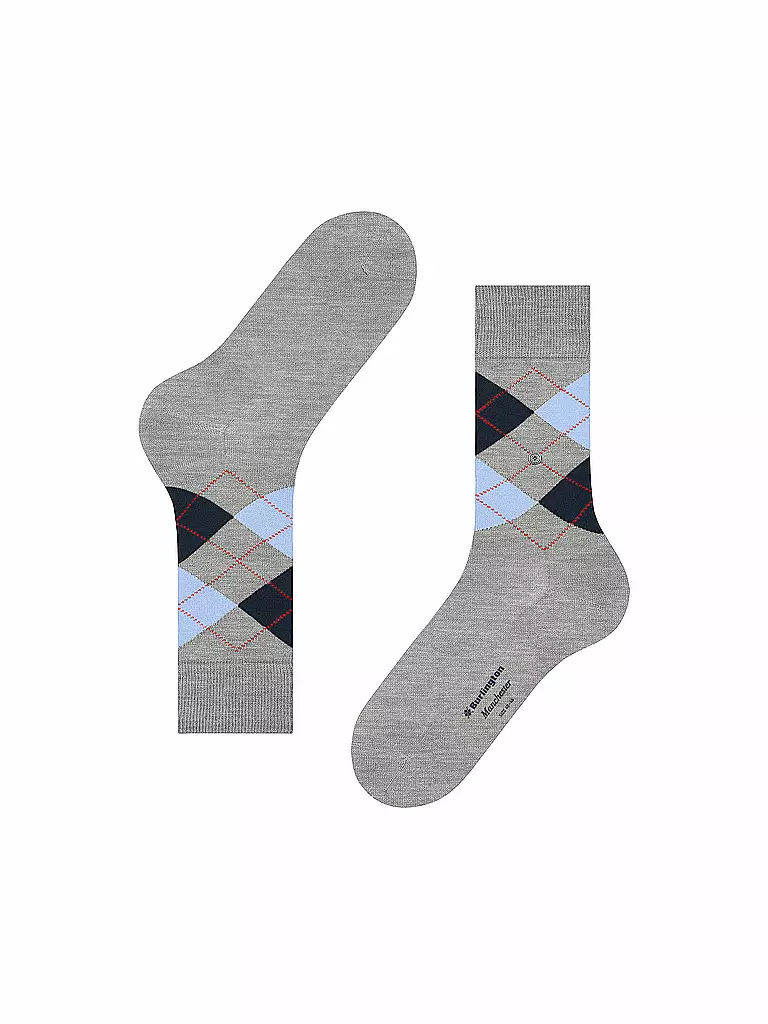 BURLINGTON | Calzini da uomo MANCHESTER 40-46 concrete melange |