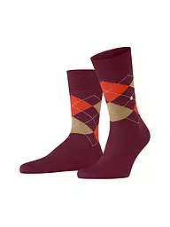 BURLINGTON | Calzini da uomo MANCHESTER 40-46 chocolate | Rosso scuro