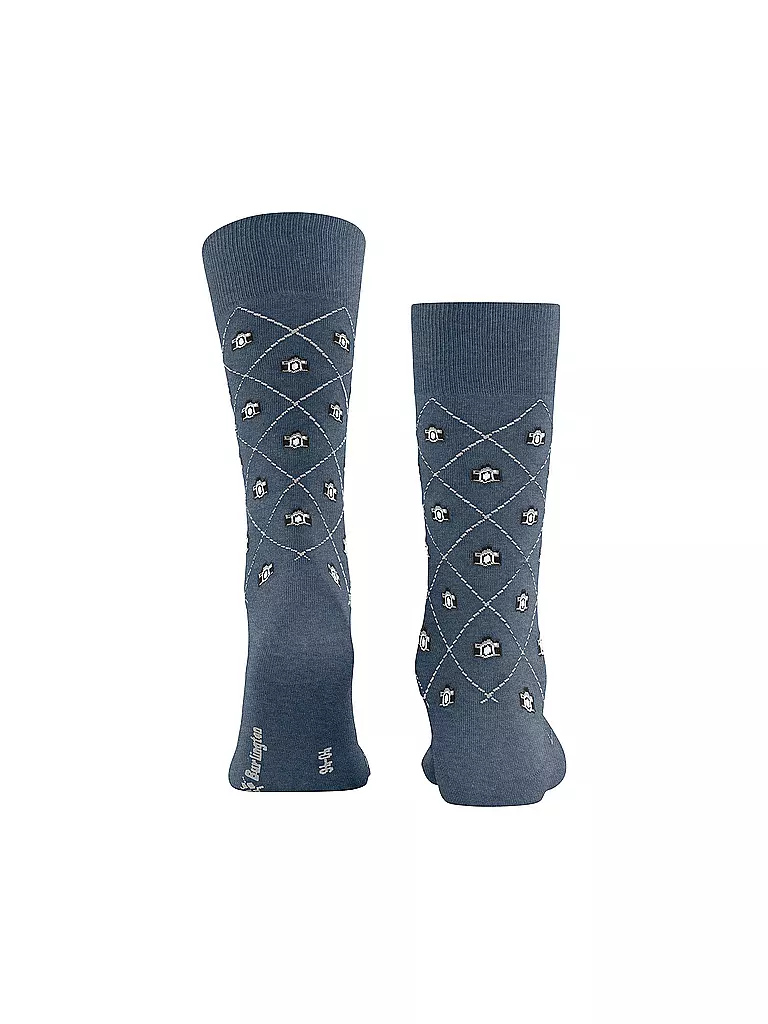 BURLINGTON | Calzini da uomo SNAPSHOTS 40-46 light denim |