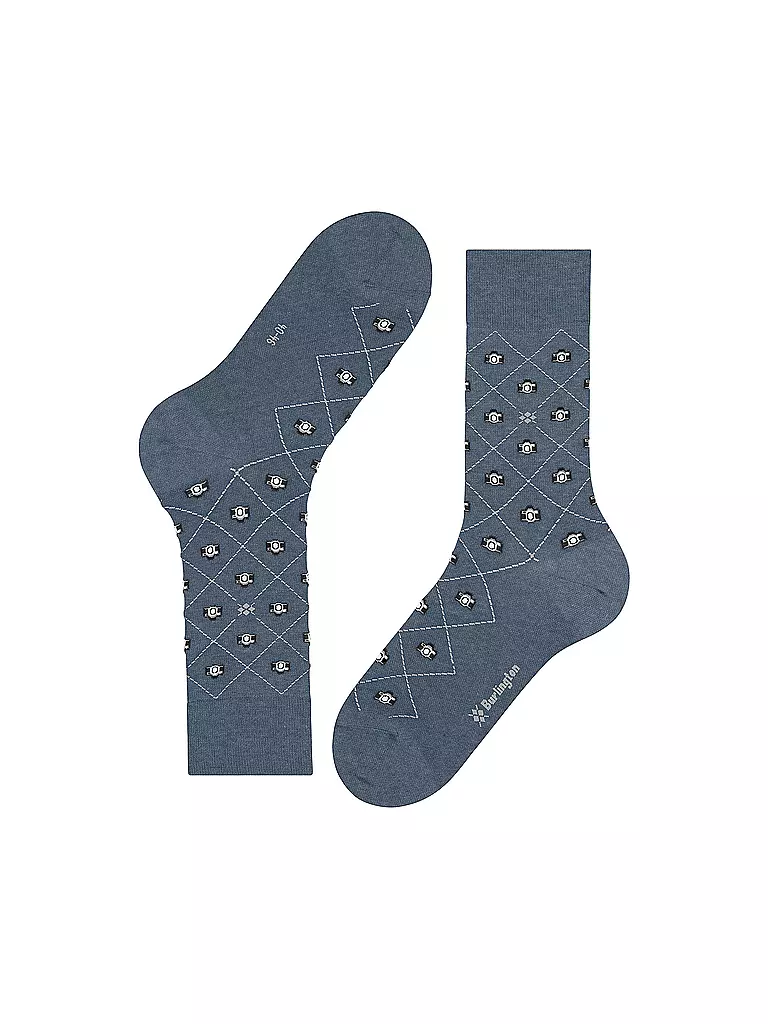 BURLINGTON | Calzini da uomo SNAPSHOTS 40-46 light denim |