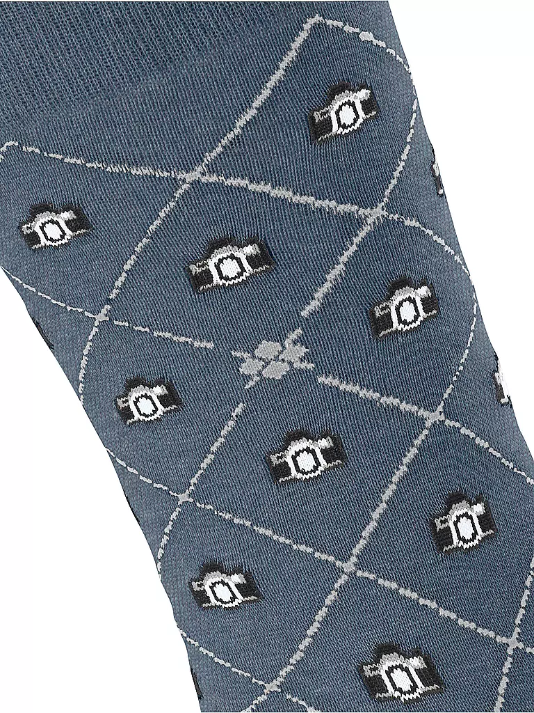 BURLINGTON | Calzini da uomo SNAPSHOTS 40-46 light denim |