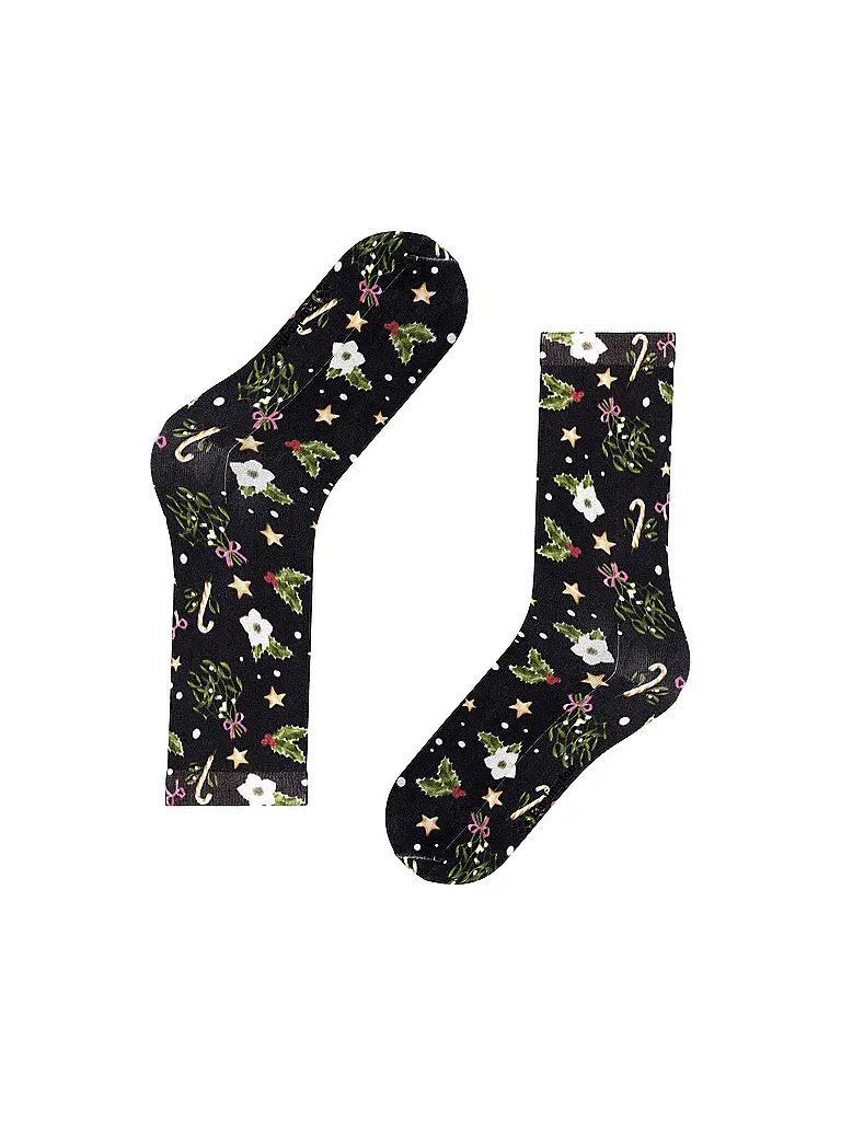 BURLINGTON | Calzini FANCY CHRISTMAS 36-41 marine | Blu scuro