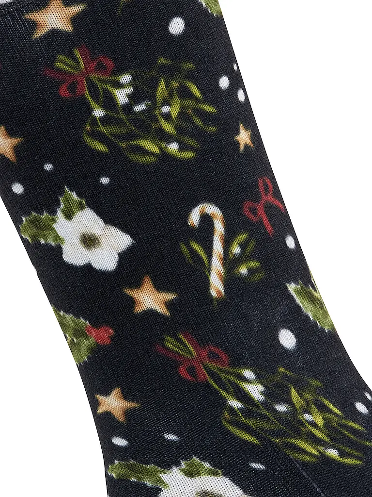 BURLINGTON | Calzini FANCY CHRISTMAS 36-41 marine | Blu scuro