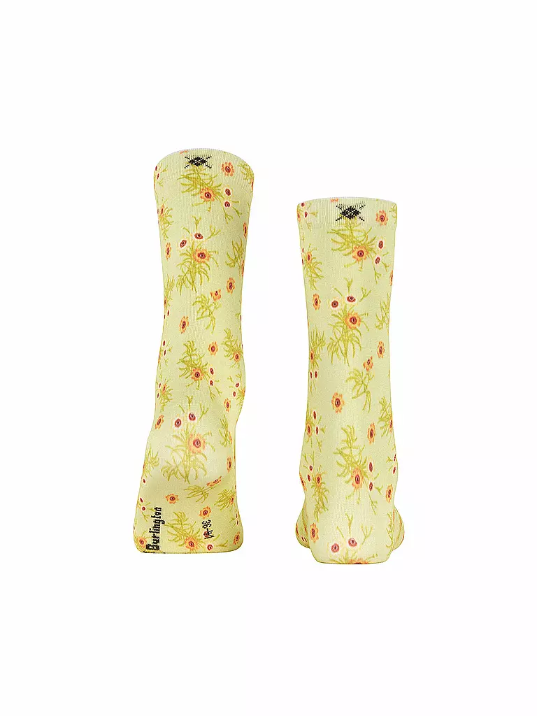 BURLINGTON | Calzini FLORAL ROMANCE 36-41 lemon | 