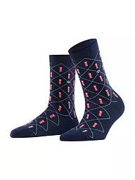 BURLINGTON | Calzini PHONE BOOTH marine | Blu scuro