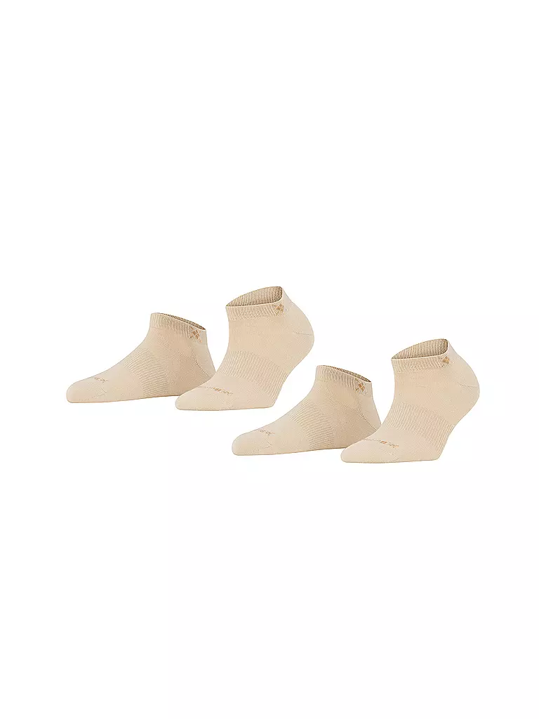BURLINGTON | Calzini sneaker da donna confezione da 2 EVERYDAY 36-41 sandstone | 