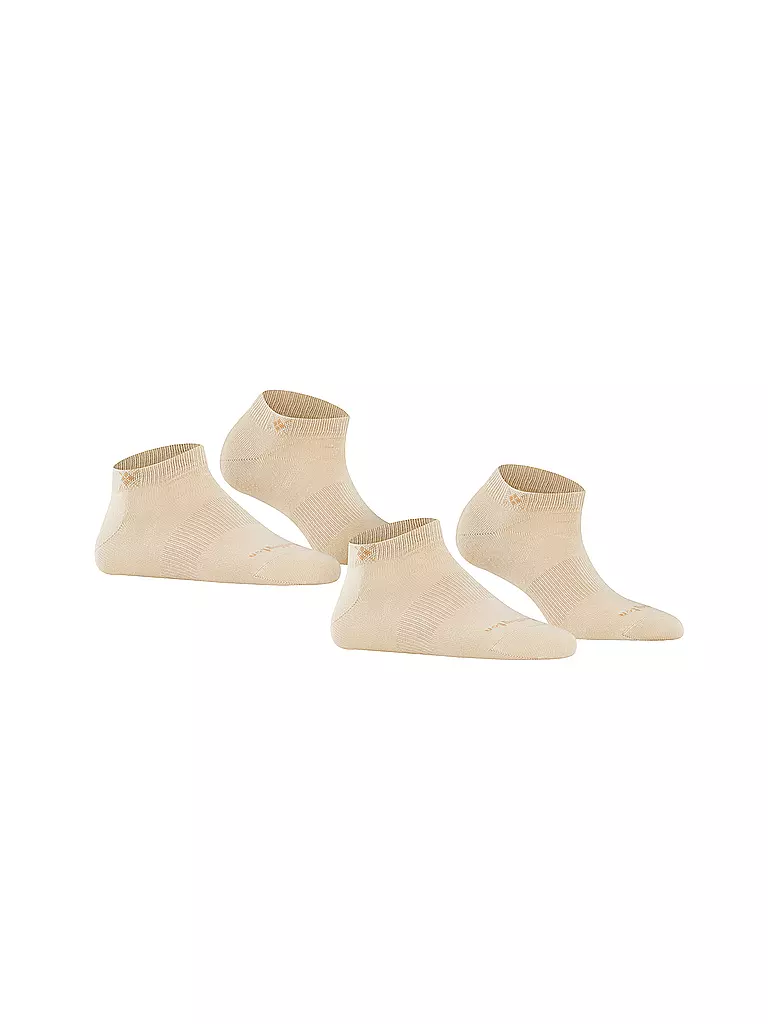 BURLINGTON | Calzini sneaker da donna confezione da 2 EVERYDAY 36-41 sandstone | 