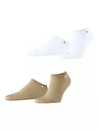 BURLINGTON | Calzini sneaker da uomo EVERYDAY, confezione da 2, 40-46, color sandstone | Beige
