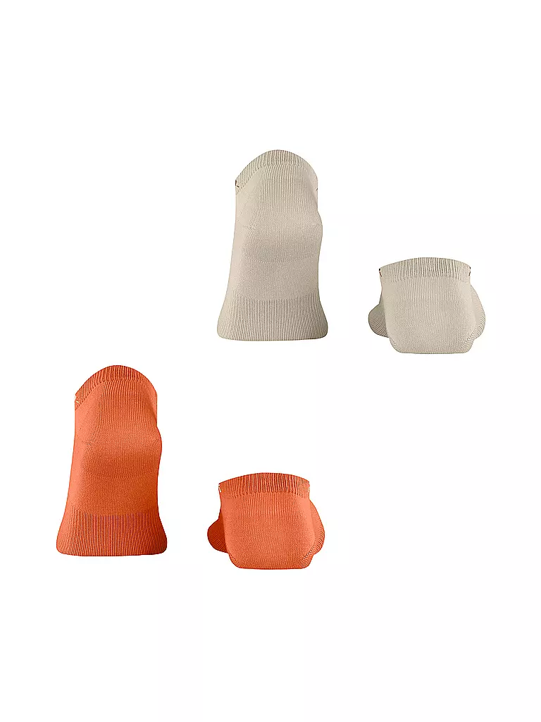 BURLINGTON | Calzini sneaker da uomo EVERYDAY, confezione da 2, 40-46 zucca | Arancione