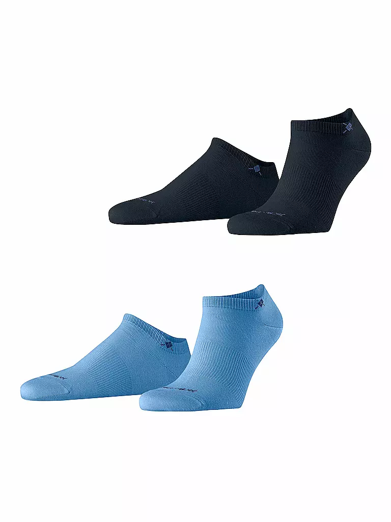 BURLINGTON | Calzini sneaker da uomo EVERYDAY, confezione da 2, taglia 40-46, marina | Blu