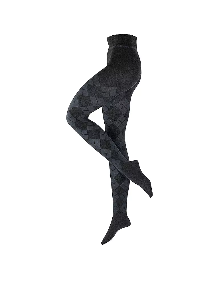 BURLINGTON | Collant in maglia ELEGANT ESSENCE anthra. mel | Grigio