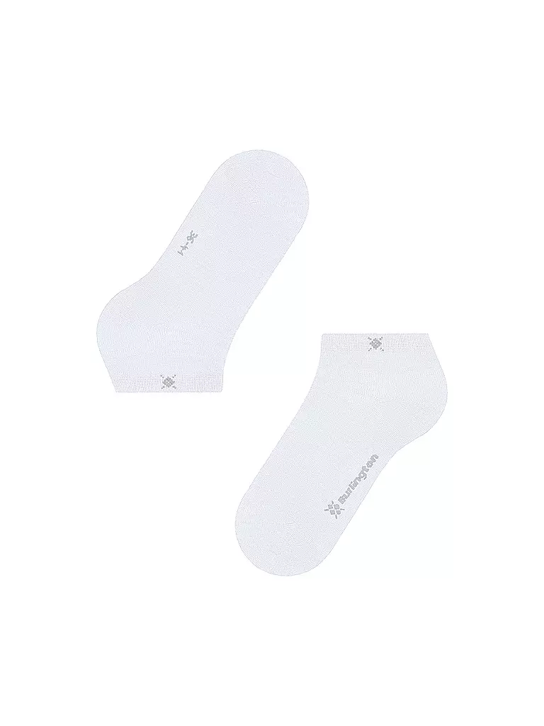 BURLINGTON | Damen Sneaker Socken 36-41 SOHO VIBES white | Bianco