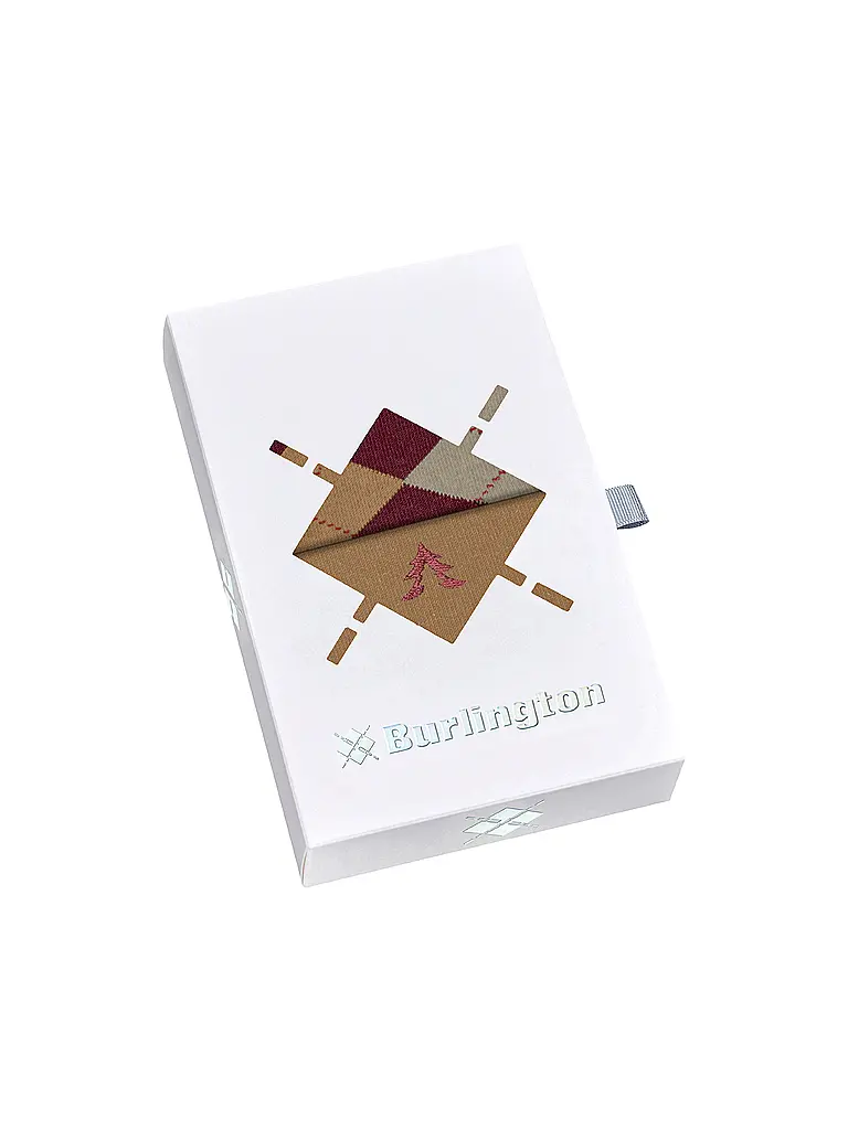 BURLINGTON | Damen Socken Geschenkebox 2er Pkg 36-41 EVERYDAY X-MAS BOX sortiment | Rosso scuro
