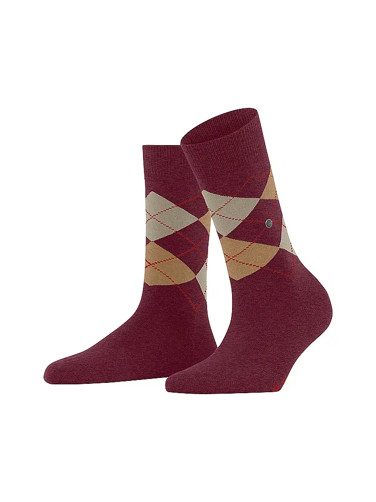BURLINGTON | Damen Socken Geschenkebox 2er Pkg 36-41 EVERYDAY X-MAS BOX sortiment | Rosso scuro